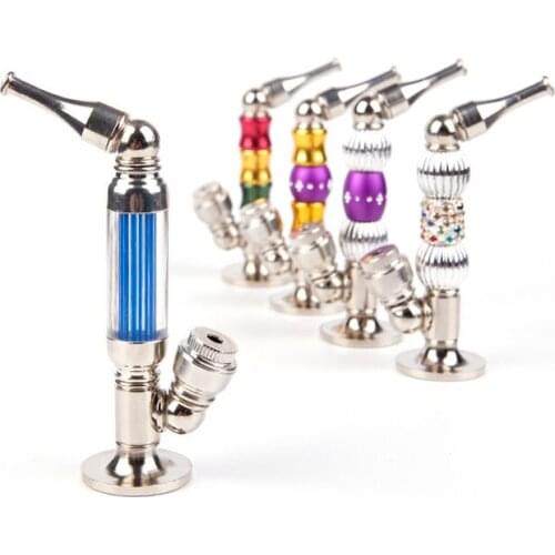 SWSMOK Metal Small Portable Smoke Tobacco Herb Smoking Pipes Metal Tobacco Water Pipes With Mesh Cigarette Accessories