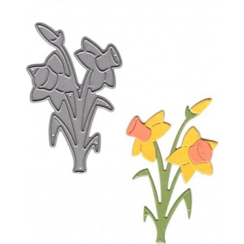 Bloom Flower Die Metal Cutting Dies Stencil for DIY Scrapbooking Album Embossing Paper Cards Decorative Craft Die Template