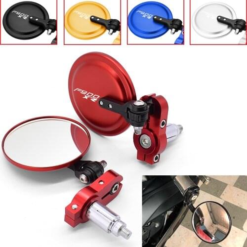 Motorcycle Mirrors - 3 Inch Round Folding Bar End Side Mirror Compatible For BMW F900XR F 900XR F900 xr 2020 f 900 xr F900R 2021