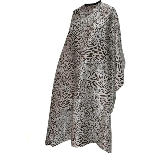 Hair Cutting Cape Styling Salon Hairdressing Hairdresser Gown Barber Adult Cloth Leopard Print