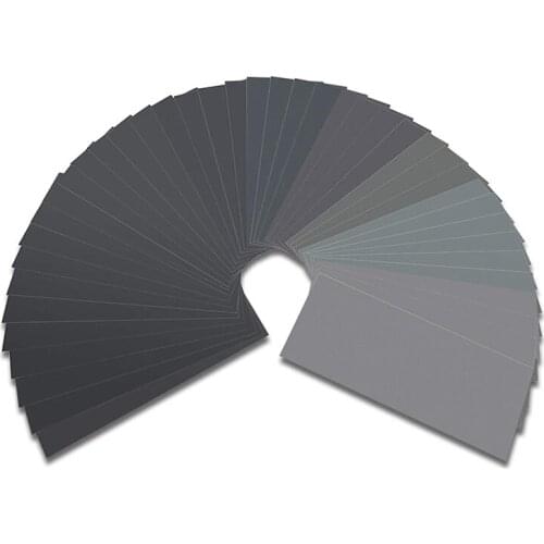 56Pcs Waterproof Sand Paper Sheets Wet and Dry Fine Sandpaper Assortment 120 to 5000 Grit Sanding Paper 9 x 3.6 Inches
