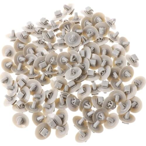 New 100Pcs Clips For Renault Trafic Traffic Side Moulding Lower Protection Door Trim