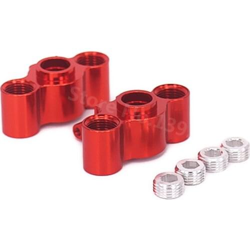 2 Pieces Aluminum Alloy Upgrade RC Car Parts Steering Hub Carrier(L/R) Axle Carrier TRA7034 For Rc Hobby Car 1/16 Traxxas Slash
