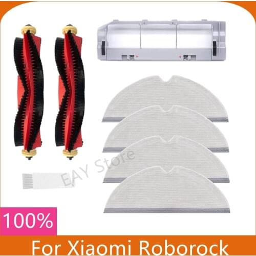 For Xiaomi Roborock S50 S5 S6 s5max S4 T6 robot vacuum cleaner main brush cleaning cloth main brush cover detachable accessories