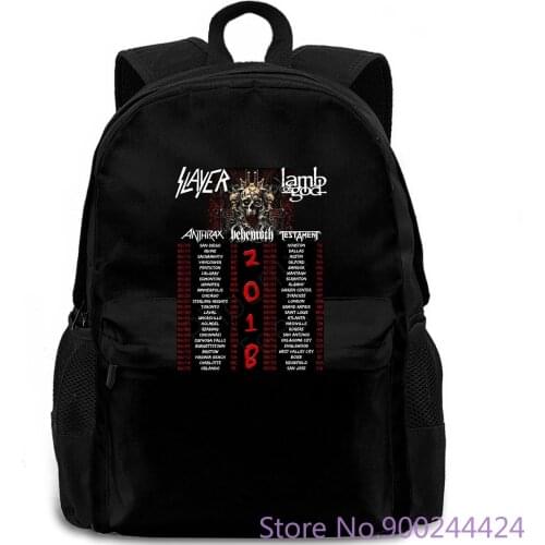 Slayer THE FINAL TOUR 2018 with Lamb of God and others Sizes backpack