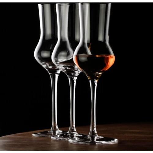 Older-Vintage Whiskey Copita Nosing Goblet Professional Sommelier Wine Taster Aroma Smelling Glass Crystal Whisky Cup Gift Box