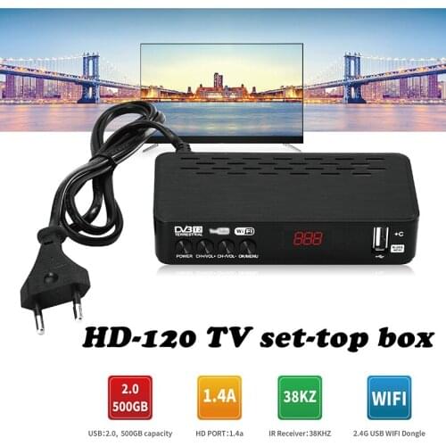 TV Receiver Amplified HD Digital With Remote Control Set Box TV Decoder Digital TV Box For Home TV Receiver QJY99
