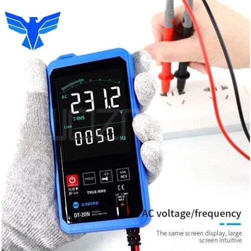 SUNSHINE DT-20N Multimeter Fully Automatic High Precision Color Touch Screen AC DC Voltage and Current Resistance Measuremen