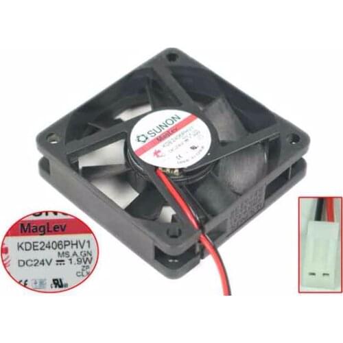 SUNON KDE2406PHV1 MS.A.GN DC 24V 1.9W 60x60x15mm Server Cooling Fan