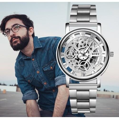 Vinkkatory Mens Silver Watch