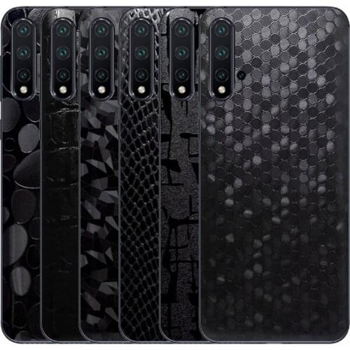 3D Crocodile Maya Diamond Snake Back Matte Sticker For HUAWEI HONOR 20 Pro 20i 20S 10 Lite V30 Pro 9X 8X MAX V20 V30 Wrap Skin