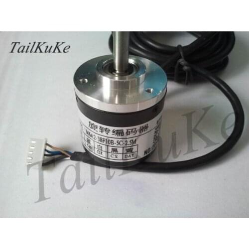 10-bit Absolute Encoder M6A2-38F10B-5C-2.5M Serial Output