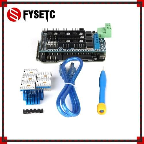 3D Printer Parts RE-ARM 32 Bit Control Board Upgrade Mega 2560 R3 + Ramps 1.5 Control Panel +5pcs TMC2100 V1.3 Motor Driver