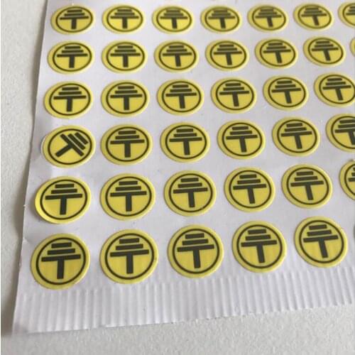 500 stickers 1cm round ground mark sign label sticker universal adhesive waterproof label