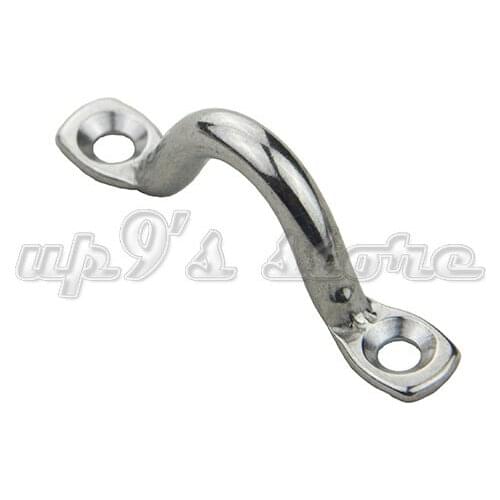 6Pcs Bimini Top Pad Eye Straps footmans loop 5mm Stainless Steel For Marine Boat