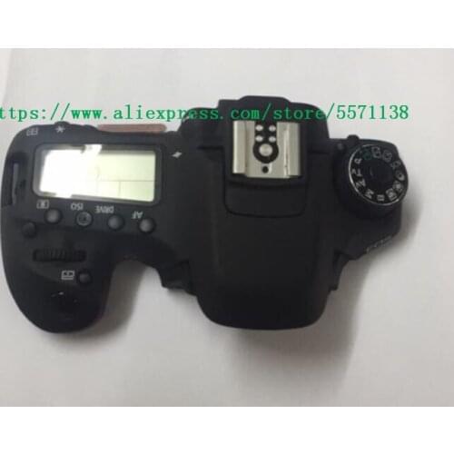 95%New top cover For Canon 80D Top Cover Assembly With Top LCD screen Flash Replacement Repair Part