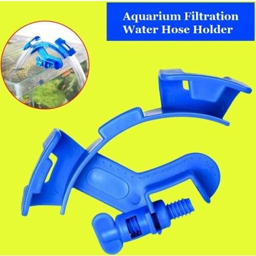 Aquarium Filtration Water Hose Holder Water Changer Pipe Clamp Fish Tank Water Change Pipe Holder Aquarium Accessoires