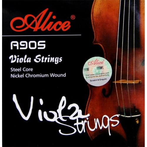 Alice A905 Viola Strings Steel Core Nickel Chromium Wound Nickel Plated Ball End