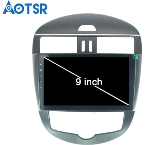Aotsr Android 8.1 GPS navigation Car No DVD Player For Nissan Tiida Versa 2011-2017 multimedia radio recorder Wifi Bluetooth