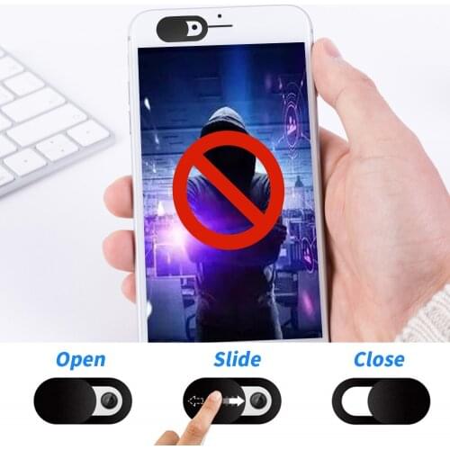 6 pcs Webcam Cover Universal Phone Laptop Camera Cover Cache Slider Magnet Web Cam Cover for iPad PC Macbook Sticker