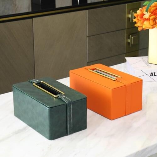 Cover Napkin Holder Creative Tissue Box Container Organizer Dispenser Storage Tissue Boxes Paper Papel Seda Wipe Case BW50ZJ