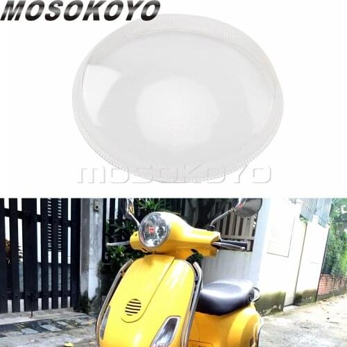 For Vespa LX150 LX 150 LX125 LX 125 2017 2018 2019 Headlamp Clear Lens Cover Plastic Headlight Screen Cover Lamp Shell Housing