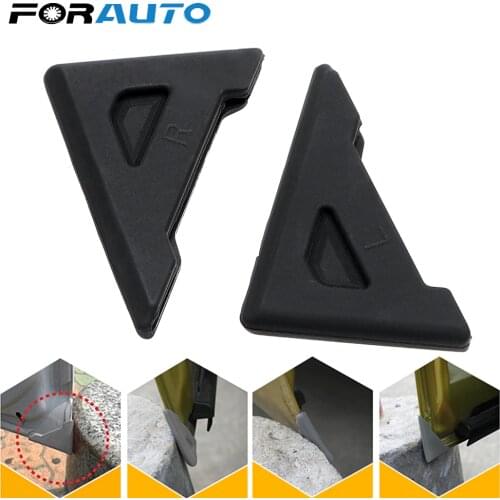 FORAUTO 2PCS Car Door Corner Cover Scratch Protector Crash Protection Silicone Anti-Scratch Auto Care Car-styling