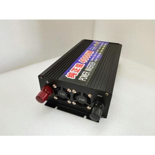 Inverter Pure Sine Wave 2000W 3000W 4000W European Standard Inverter 24V/12V to 220V Home Use wzw