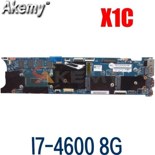 For Lenovo ThinkPad X1 Carbon 2nd Gen Laptop motherboard 12298-2 with CPU I7-4600U 8GB 100% Fully Tested