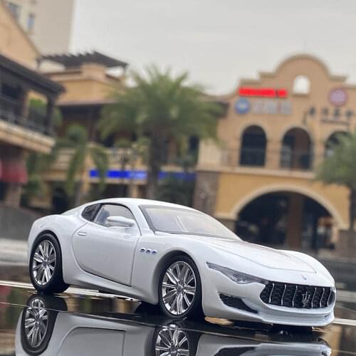 1:32 Maserati Alfieri Sports Alloy Car Model Diecasts Metal Toy Vehicles Car Model Sound and light Simulation Car Toys Kids gift
