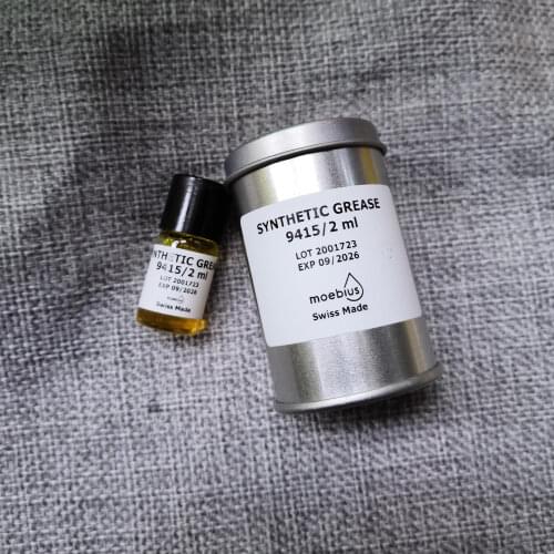 Moebius Watch Oil 9415 / 2ml for mechanical watch escapement system 9415 Watch Oil
