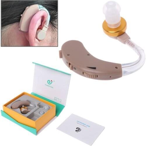 2020 cheap Mini Hearing Aid Digital BTE Hearing Aids Adjustable Tone Sound Amplifier Portable Deaf Elderly digital Hearing Aid