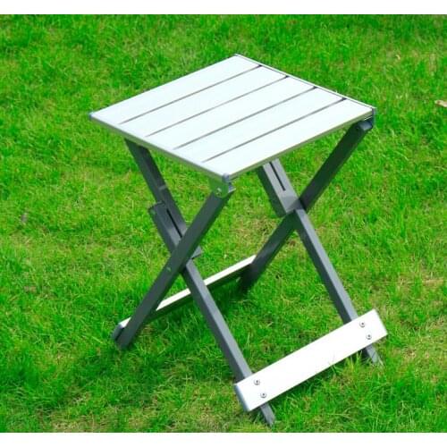 2017 New Household portable fishing stool beach leisure park barbecue small stool aluminum folding chair