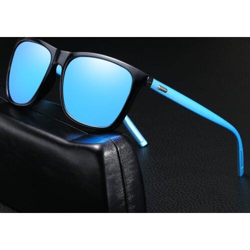 FONDYI Italy Design Fashion Sunglasses Polarized Man Women Cool Trendy Shades Rectangle Outdoor Driving Sun Glasses With Box