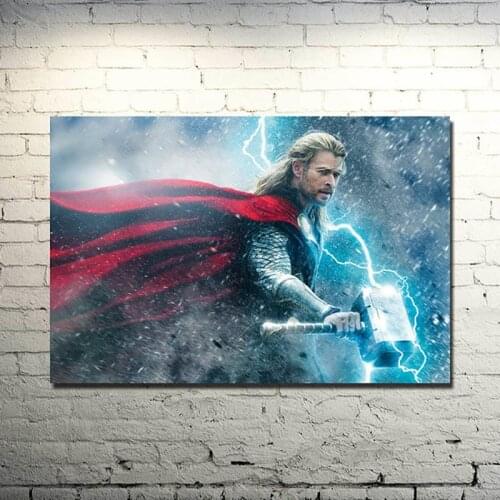 Full Square Drill DIY 5D Diamond Paintings Thor 2 The Dark World Superhero Movie Cross Stitch Embroidery Patterns Mosaic