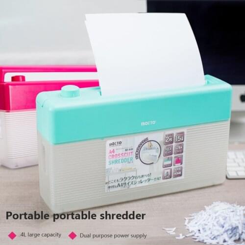Portable Shredder Portable Household Office Desktop Confidential Document Crushing Electric High Power Commercial Paper Crusher