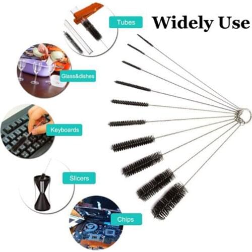 10Pcs Hor Sale Metal Cleaning Brush for Pipe Clean Glass Hookah Smoking Brush baby Feeding Bottle Brush