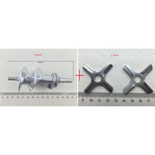 3 piece Free shipping Meat Grinder Screw and blades Mincer Auger MS-0695960 SS-989843 for Moulinex meat grinder parts