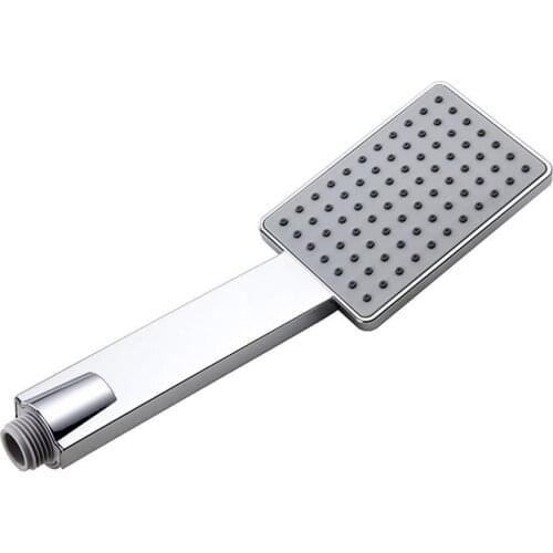 SHUIELIN Bathroom High Pressure Shower Head Chrome Square Rainfall Handheld Shower Head Water Saving Sprayer Shower Accessories