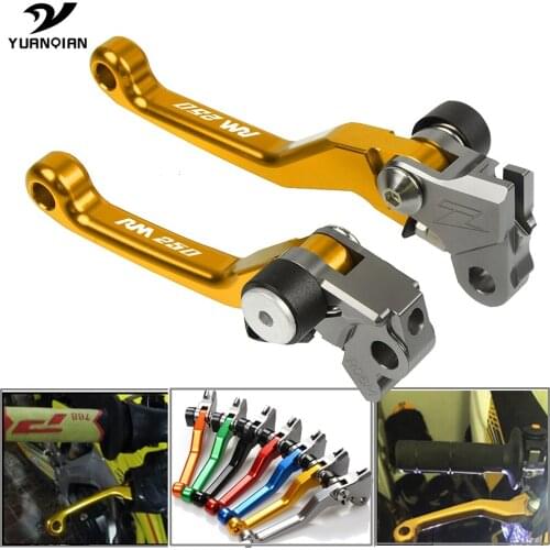 Motorcycle Pivot Foldable Brake Clutch Levers For SUZUKI RM250 RM 250 1996-2008 1997 1998 1999 2007 2006 2005 2004 Accessories
