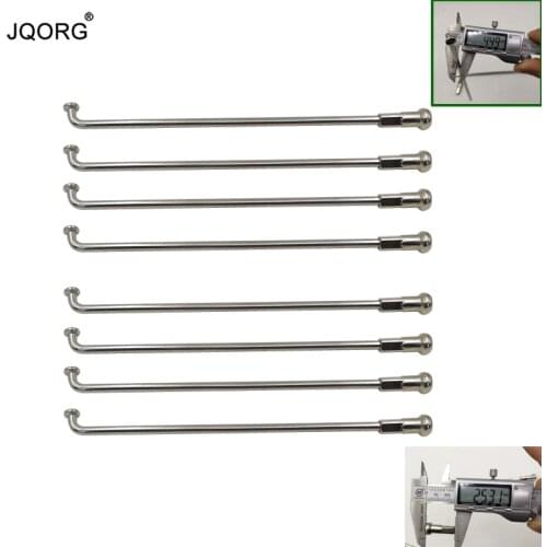 5 Pieces 1 Lot Material 304 Stainless Steel Diameter 4.5 mm J-bend Motocross Spokes Lighting Sliver Color Spoke For Motorcycle