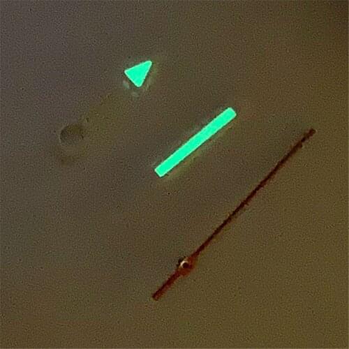 White Red Watch Hands Pointer for NH35/NH36/4R36 Movement Modification Accessories Green Luminous