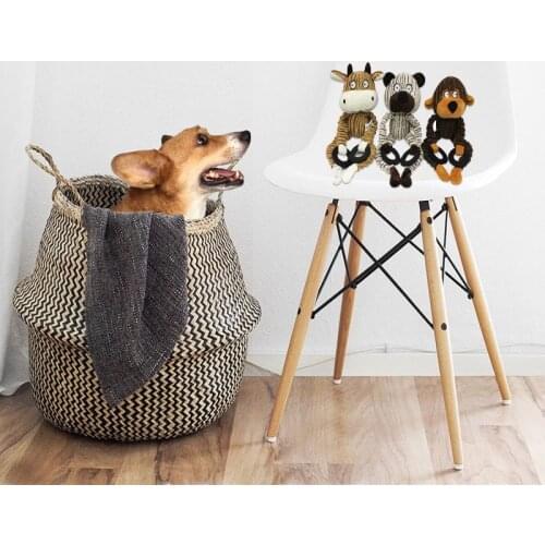 Fun Pet Chewing Toy Donkey Shaped Interactive Training Dog Toy Bite Corduroy Plush Molar Toy High Quality Pet Supplies