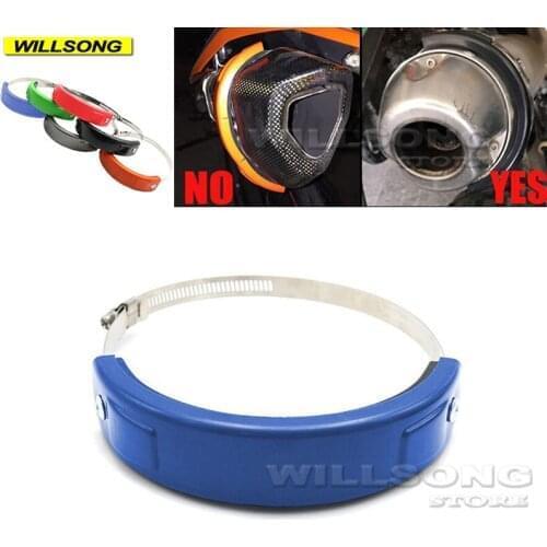 High Quality Motorcycle Accessories Exhaust Pipe Protector Muffler Silencer Guard Cover For YAMAHA WR 250F/450F YZ450F