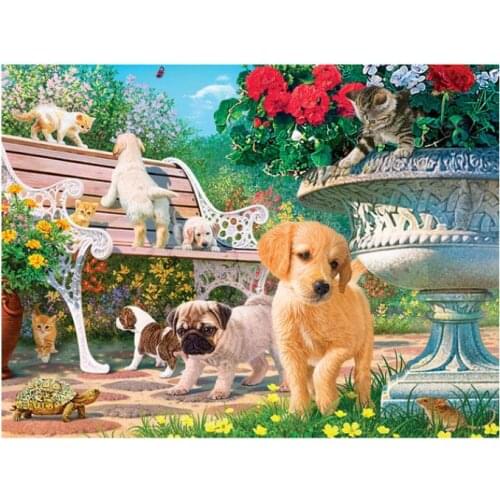 Animals diamond painting full labrador dogs pmosaic embroidery landscape rhinestone picture puzzle toy drawing wall decor gifts