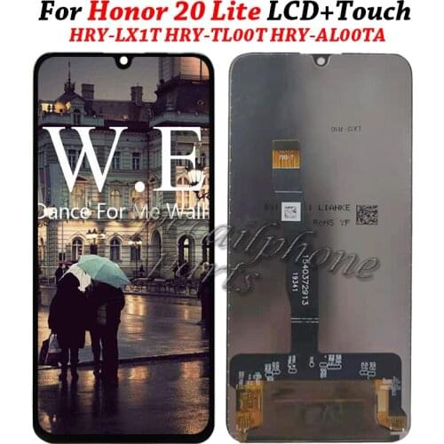 LCD Display For Honor 20 Lite MAR-LX1H LCD+Touch Screen Digitizer Assembly Replacement for Huawei Honor 20 Lite Screen