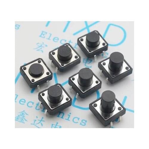 12*12*9mm key switch 12*12*9 Tact Switch legs Micro Switch Hot wholesale free shipping