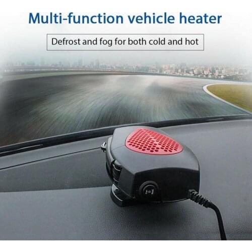 2Colors 12V Car Heater Portable Windshield Defroster Defogger Air Purifier Function Automobile Car Electrical Heater