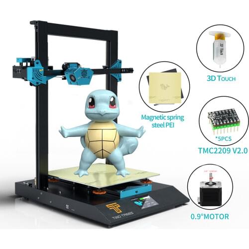 Twotrees BLUER PLUS MKS Board BMG Extruder 0.9 Stepper Motor 3D Impresora 3D Printer Automatic Level PEI Sheet TMC2209 3D Touch