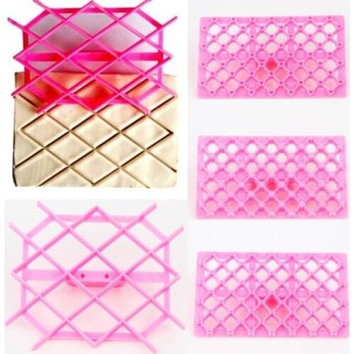 4pcs/set New Fondant Cake Craft Equipment Tool Embosser Cutter Icing Embosser Mould Mold Fondant Cookie Cutter Mold